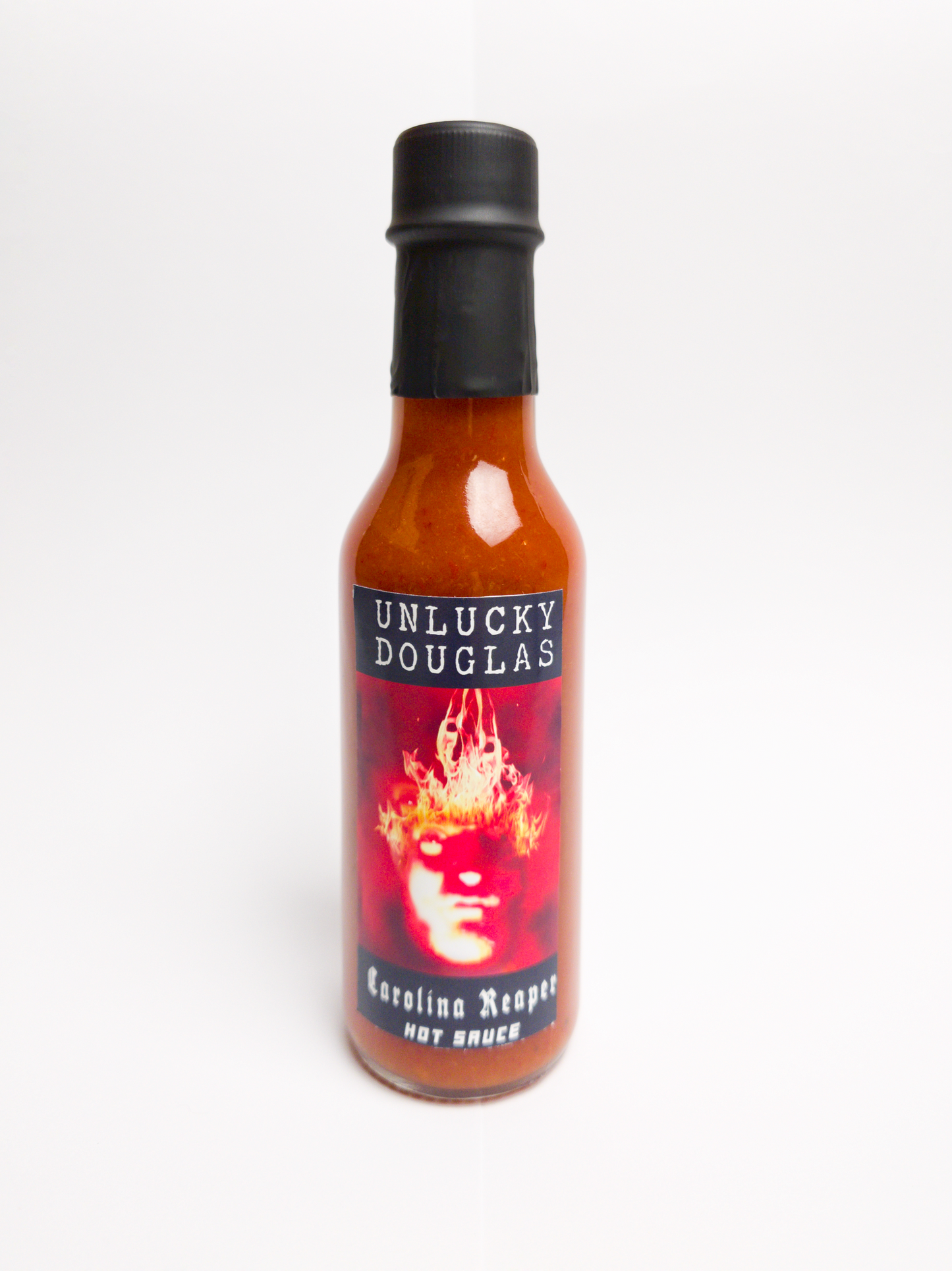 Unlucky Douglas Blood Orange Carolina Reaper Hot Sauce